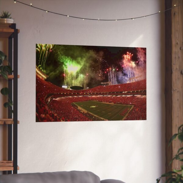 Kansas City Chiefs Arrowhead Stadium Fine Art Posters - Image 3