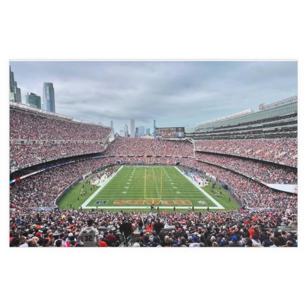 Chicago Bears Soldier Field Indoor and Outdoor Silk Posters - Image 2