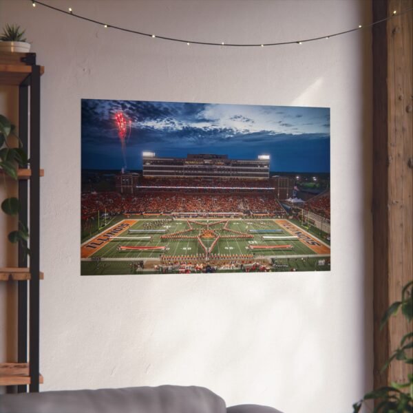 Illinois Fighting Illini Memorial Stadium Fine Art Posters - Image 3
