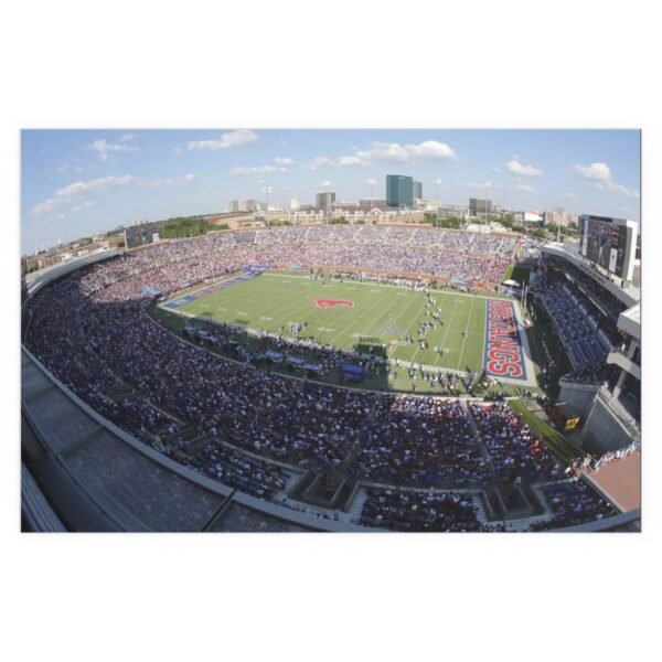SMU Mustangs Gerald J. Ford Stadium Indoor and Outdoor Silk Posters - Image 2