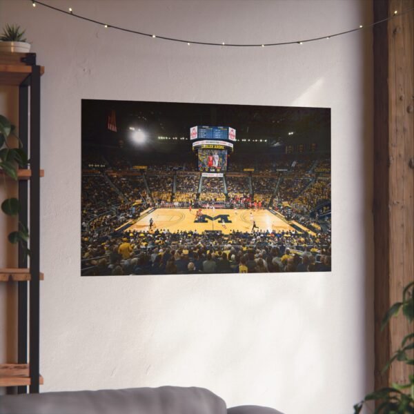 Michigan Wolverines Crisler Center Fine Art Posters - Image 3