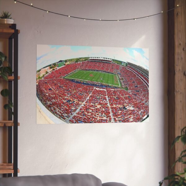 Ole Miss Rebels Vaught–Hemingway Stadium Fine Art Posters - Image 3