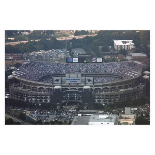 Carolina Panthers Bank of America Stadium Indoor and Outdoor Silk Posters - Image 2