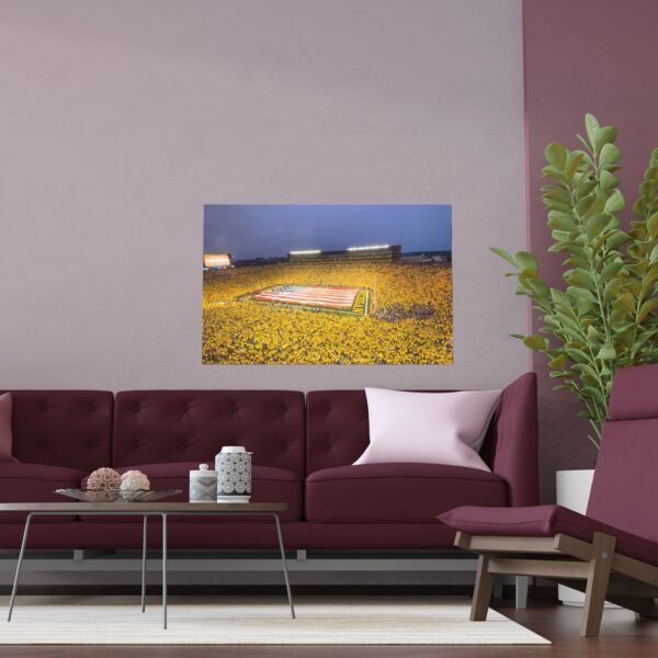 Michigan Wolverines Michigan Stadium Indoor and Outdoor Silk Posters - Image 3