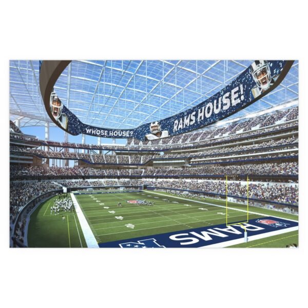 Los Angeles Rams SoFi Stadium Indoor and Outdoor Silk Posters - Image 2