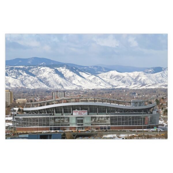 Denver Broncos Empower Field at Mile High Indoor and Outdoor Silk Posters - Image 2