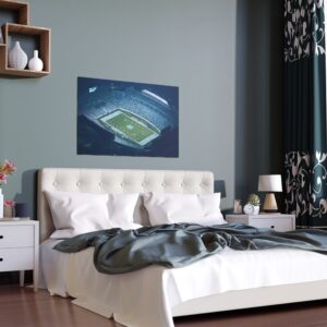 North Carolina Tar Heels Kenan Stadium Indoor and Outdoor Silk Posters