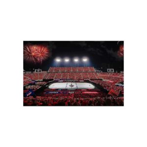 2023 Stadium Series Carter-Finley Stadium - Washington Capitals vs Carolina Hurricanes Fine Art Posters