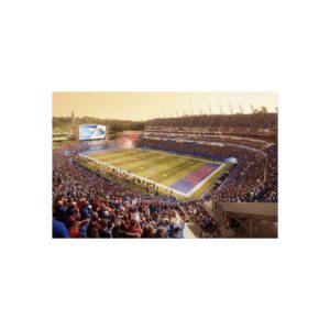 Kansas Jayhawks David Booth Kansas Memorial Stadium Fine Art Posters