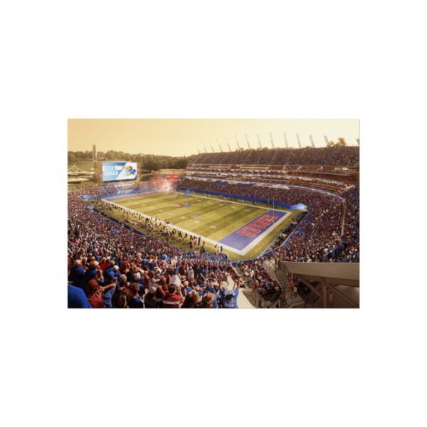 Kansas Jayhawks David Booth Kansas Memorial Stadium Fine Art Posters