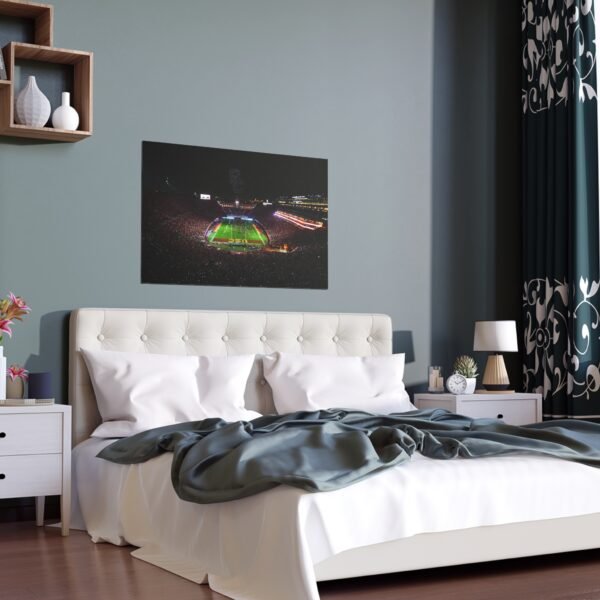 USC Trojans United Airlines Field at the Los Angeles Memorial Coliseum Center Indoor and Outdoor Silk Posters
