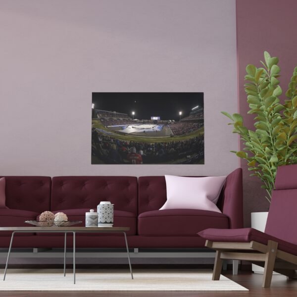 2018 Stadium Series Navy-Marine Corps Memorial Stadium - Toronto Maple Leafs vs Washington Capitals Indoor and Outdoor Silk Posters - Image 3