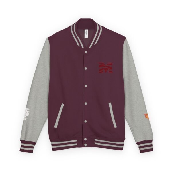Morehouse Maroon Tigers Unisex Heavyweight Letterman Jacket - Image 5