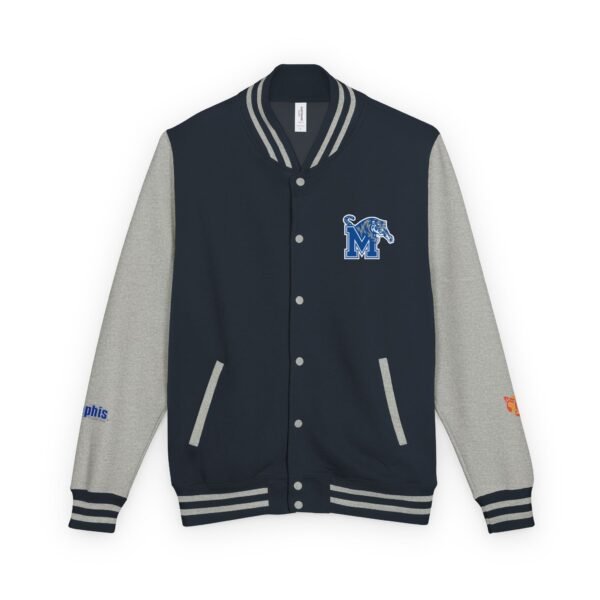 Memphis Tigers Unisex Heavyweight Letterman Jacket - Image 5