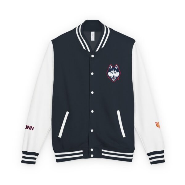 UConn Huskies Unisex Heavyweight Letterman Jacket - Image 5