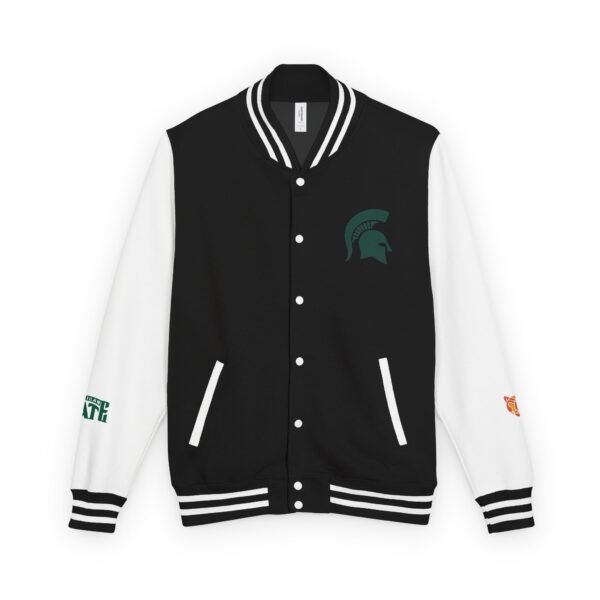 Michigan State Spartans Unisex Heavyweight Letterman Jacket - Image 5