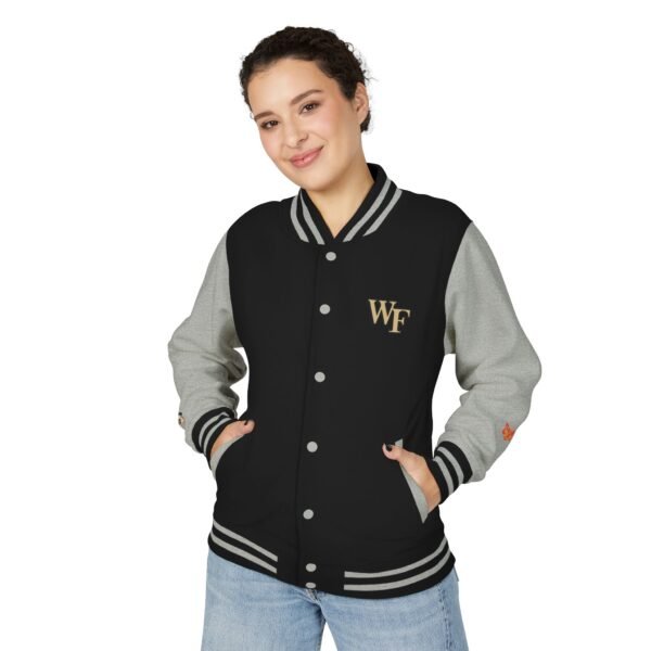 Wake Forest Demon Deacons Unisex Heavyweight Letterman Jacket - Image 7