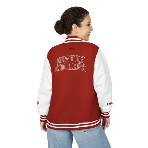 Boston College Eagles Unisex Heavyweight Letterman Jacket - Image 4