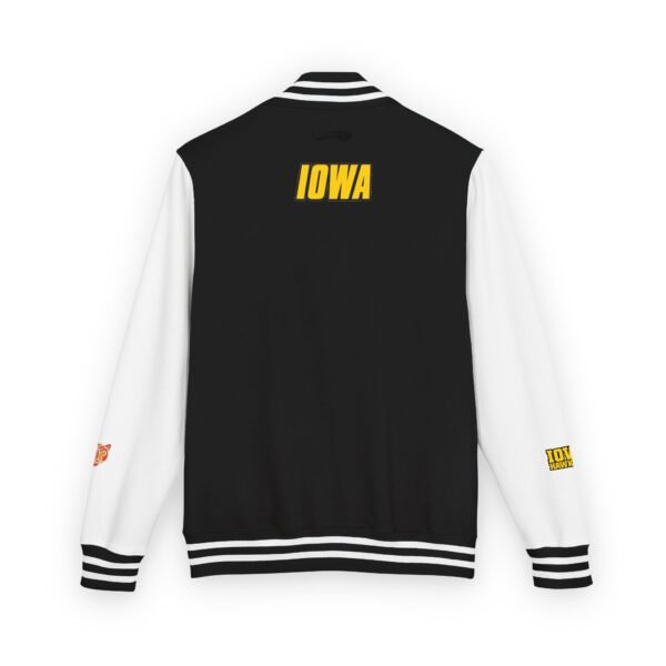 Iowa Hawkeyes Unisex Heavyweight Letterman Jacket - Image 6
