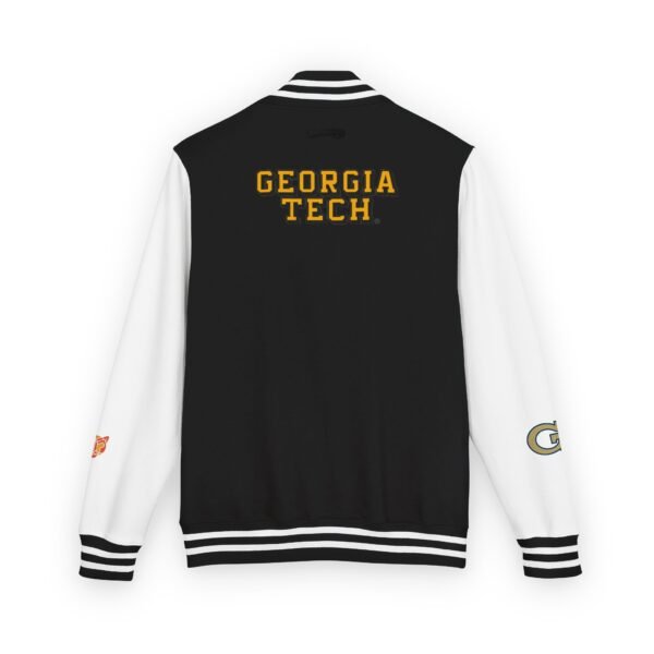 Georgia Tech Yellow Jackets Unisex Heavyweight Letterman Jacket - Image 2