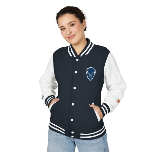 Howard Bison Unisex Heavyweight Letterman Jacket - Image 11