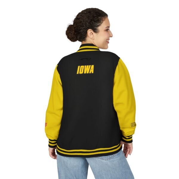 Iowa Hawkeyes Unisex Heavyweight Letterman Jacket - Image 4