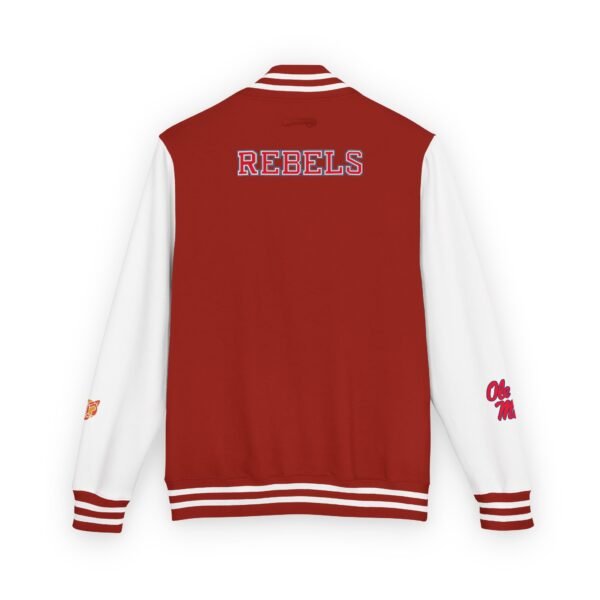 Ole Miss Rebels Unisex Heavyweight Letterman Jacket - Image 10