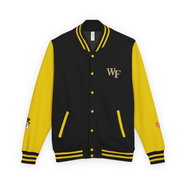Wake Forest Demon Deacons Unisex Heavyweight Letterman Jacket - Image 9