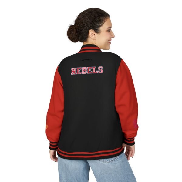 Ole Miss Rebels Unisex Heavyweight Letterman Jacket - Image 4