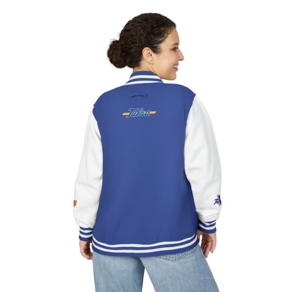 Tulsa Golden Hurricane Unisex Heavyweight Letterman Jacket - Image 16