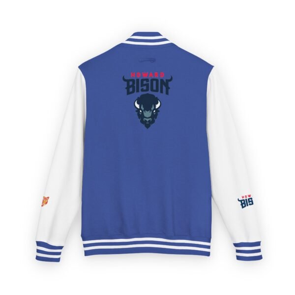 Howard Bison Unisex Heavyweight Letterman Jacket - Image 2