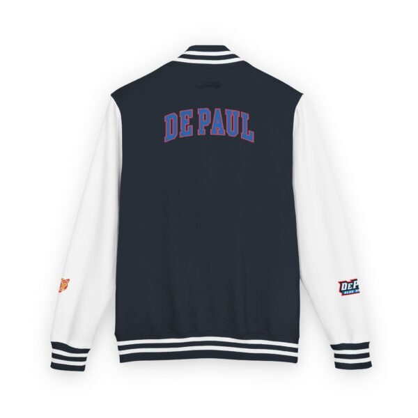 DePaul Blue Demons Unisex Heavyweight Letterman Jacket - Image 6