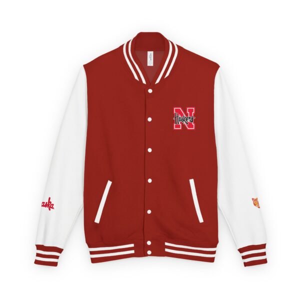 Nebraska Cornhuskers Unisex Heavyweight Letterman Jacket - Image 2
