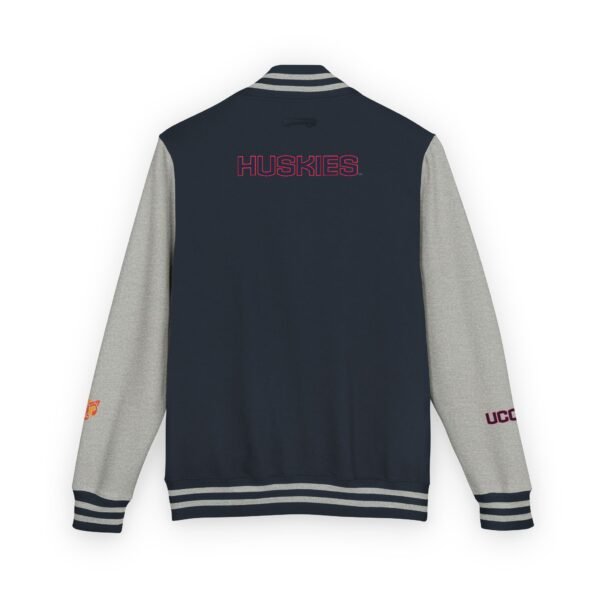 UConn Huskies Unisex Heavyweight Letterman Jacket - Image 2
