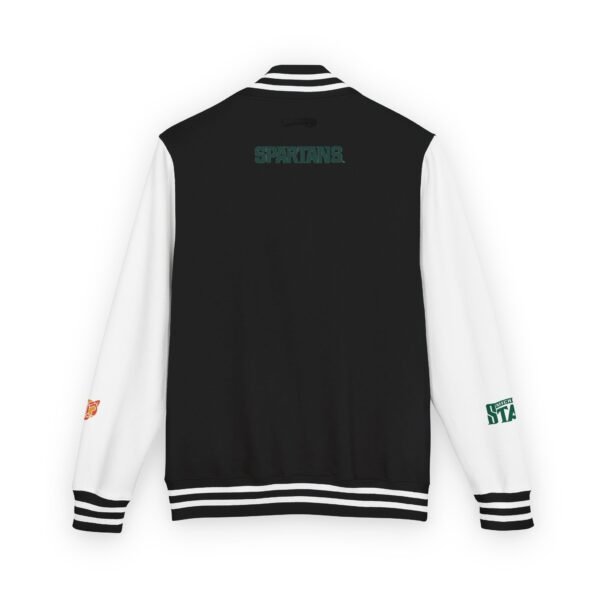 Michigan State Spartans Unisex Heavyweight Letterman Jacket - Image 6