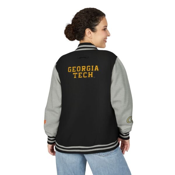 Georgia Tech Yellow Jackets Unisex Heavyweight Letterman Jacket - Image 8