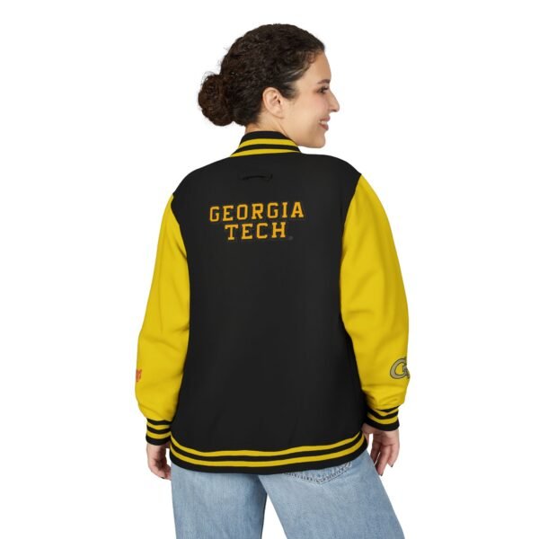 Georgia Tech Yellow Jackets Unisex Heavyweight Letterman Jacket - Image 12