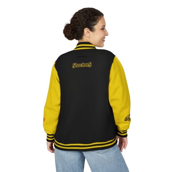 Wichita State Shockers Unisex Heavyweight Letterman Jacket - Image 12