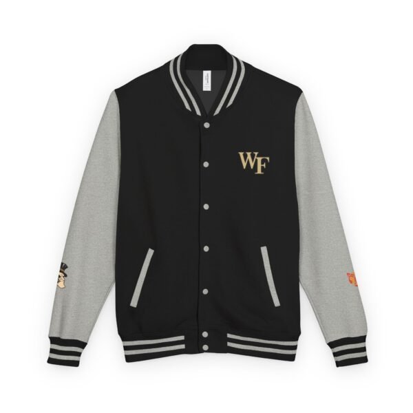 Wake Forest Demon Deacons Unisex Heavyweight Letterman Jacket - Image 5