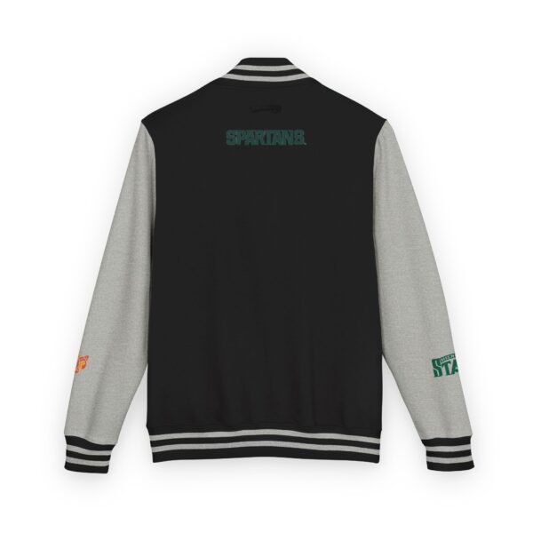 Michigan State Spartans Unisex Heavyweight Letterman Jacket - Image 10