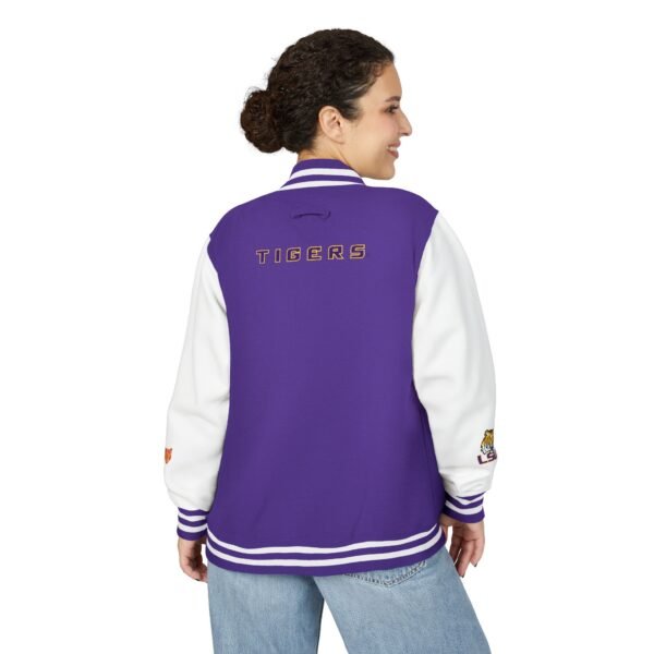 LSU Tigers Unisex Heavyweight Letterman Jacket - Image 4