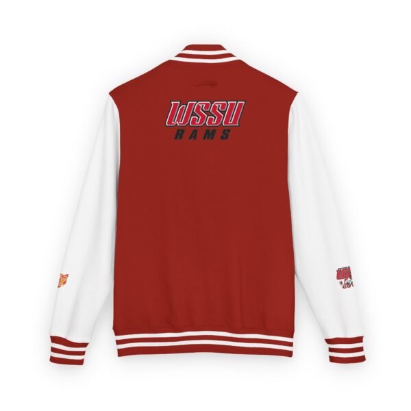 Winston-Salem State Rams Unisex Heavyweight Letterman Jacket - Image 2