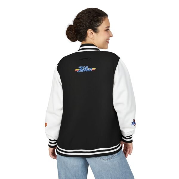 Tulsa Golden Hurricane Unisex Heavyweight Letterman Jacket - Image 12