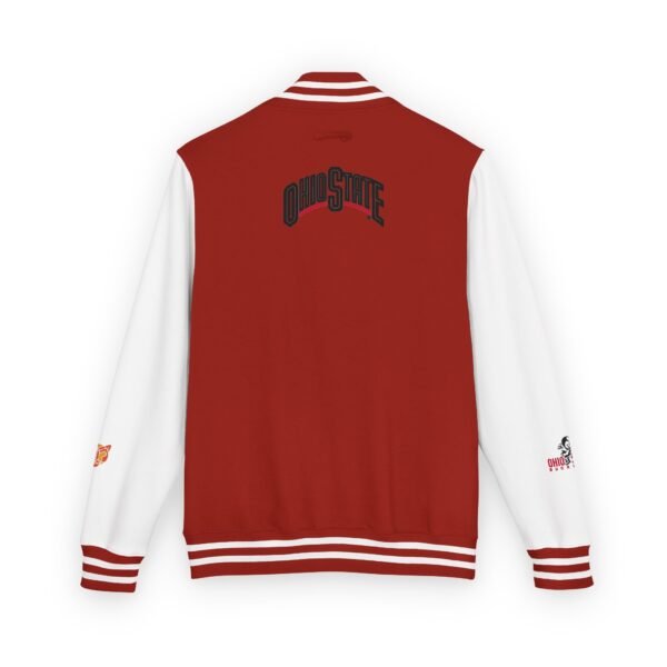 Ohio State Buckeyes Unisex Heavyweight Letterman Jacket - Image 2