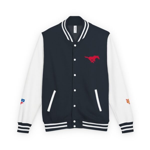 SMU Mustangs Unisex Heavyweight Letterman Jacket - Image 13