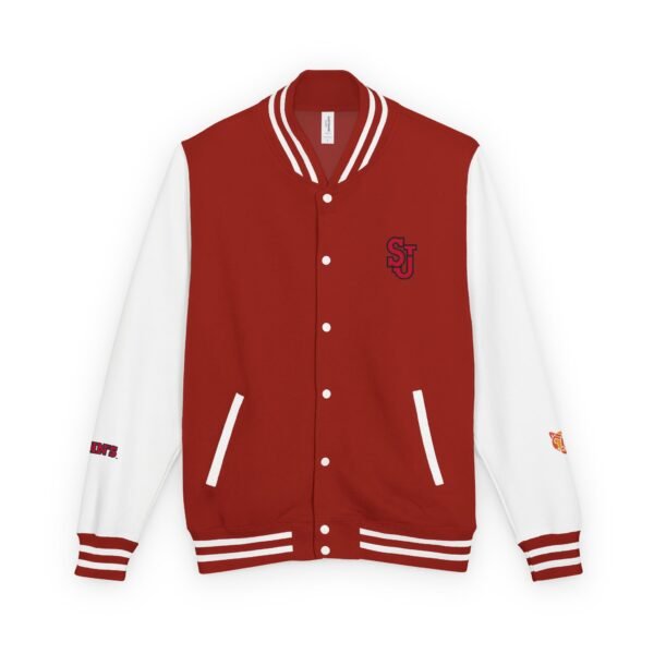 St. John's Red Storm Unisex Heavyweight Letterman Jacket - Image 5