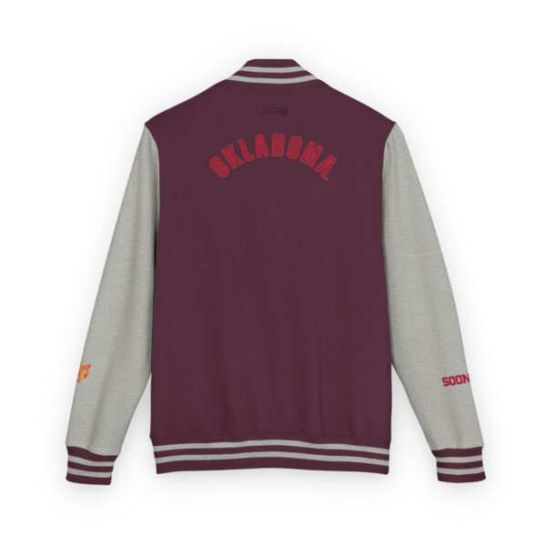 Oklahoma Sooners Unisex Heavyweight Letterman Jacket - Image 6