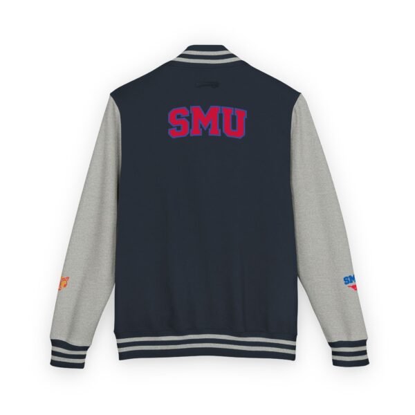 SMU Mustangs Unisex Heavyweight Letterman Jacket - Image 10