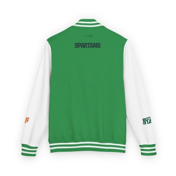 Michigan State Spartans Unisex Heavyweight Letterman Jacket - Image 2