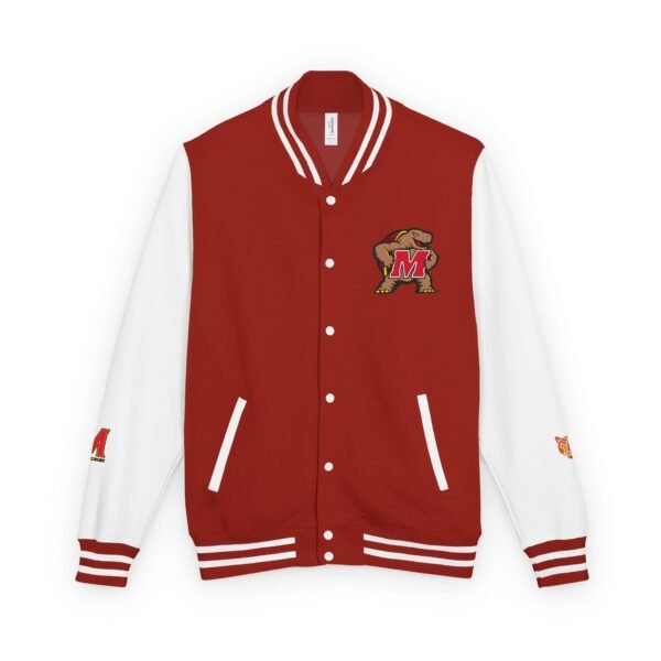 Maryland Terrapins Unisex Heavyweight Letterman Jacket - Image 13